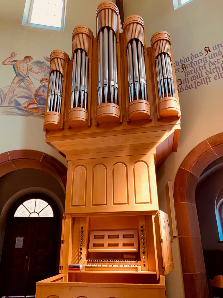 Die Orgel auf dem Hauptfriedhof Landau